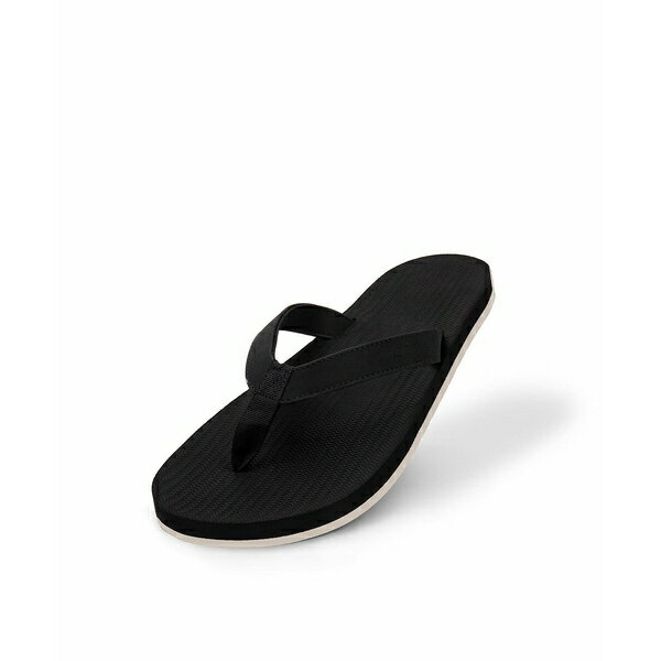 インドソール レディース サンダル シューズ Women's Flip Flops Sneaker Sole Sea salt sole/black