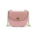 ブルックリン MKFコレクション レディース ショルダーバッグ バッグ Brooklyn Crocodile Embossed Women's Shoulder Bag by Mia K Pink