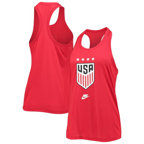 ナイキ レディース Tシャツ トップス USWNT Nike Women's Crest Legend Classic Performance Tank Top Red