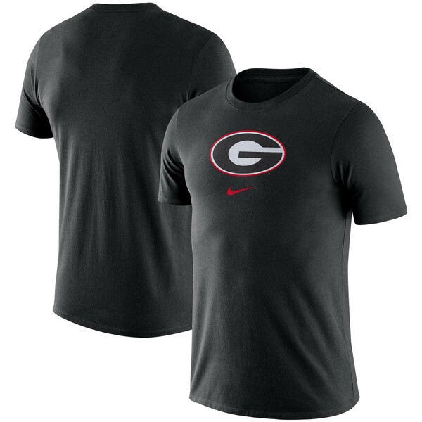 ナイキ メンズ Tシャツ トップス Georgia Bulldogs Nike Essential Logo TShirt Black
