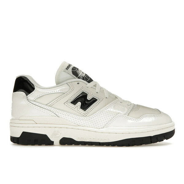 New Balance ニューバランス メンズ スニーカー 【New Balance 550 Sea Salt Black Patent】 サイズ US_6(24.0cm) Sea Salt/Black