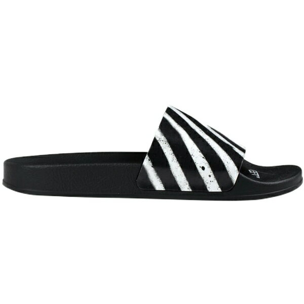 OFF-WHITE オフホワイト メンズ スニーカー 【OFF-WHITE Spray Stripes Slider Black White SS20】 サ..