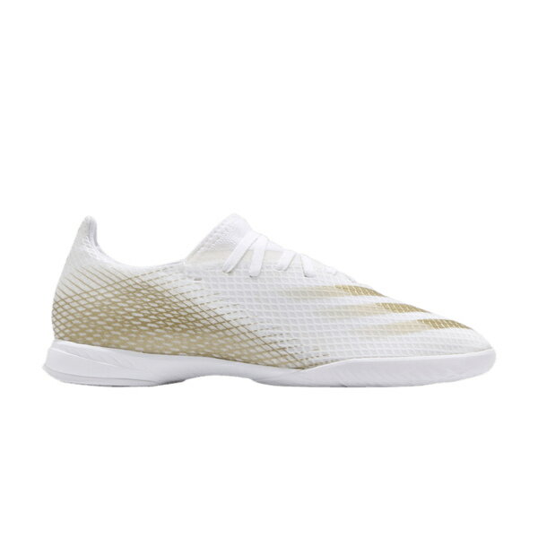 adidas ǥ  ˡ X Ghosted.3 IN 'White Metallic Gold Melange' ...
