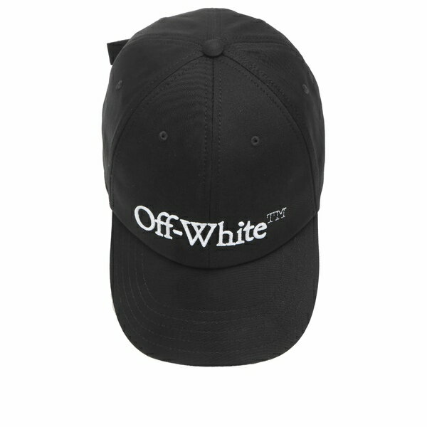 オフホワイト メンズ 帽子 アクセサリー Off-White Drill Bookish Baseball Cap Black