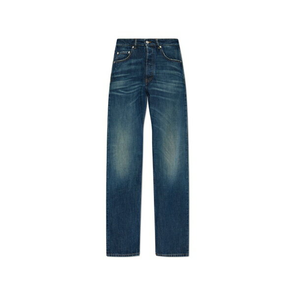 マルタンマルジェラ メンズ デニムパンツ ボトムス Mm6 Maison Margiela Jeans With Tapered Legs Medium Blue
