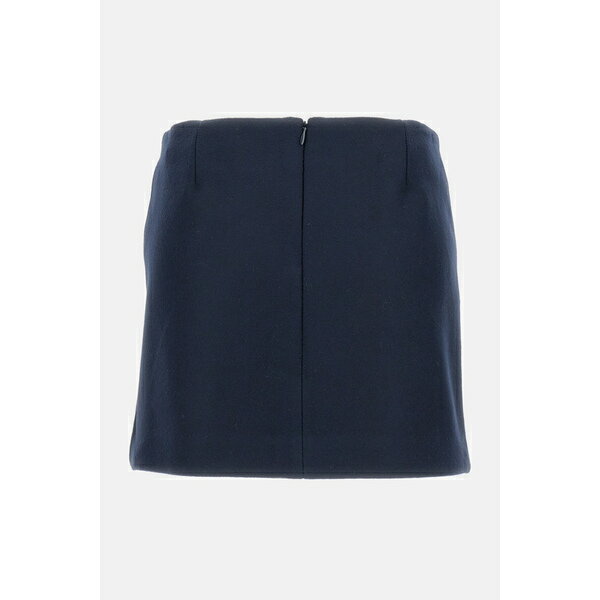 ݡĥޥå ǥ  ܥȥॹ Low-rise Wool Mini Skirt BLU NOTTE