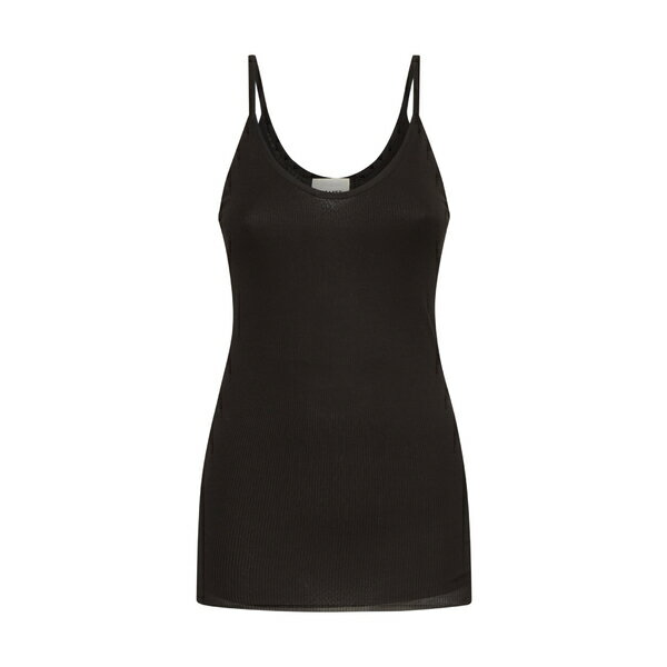 カイト レディース カットソー トップス 'selee' Ribbed Sleeve Top Dark brown