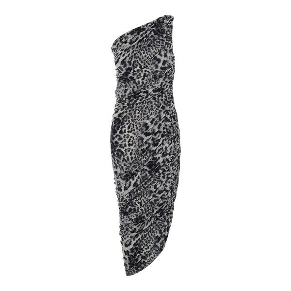 ノーマカマリ レディース ワンピース トップス 'diana' Grey One-shoulder Dress With Asymmetric Hem ..