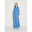 ヤス レディース ワンピース トップス YASSAVANNA LONG SHIRT DRESS - Maxi dress - surf the web/alaskan blue