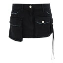 ジ アティコ レディース スカート ボトムス Fay Mini Skirt BLACK