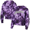 ~b`F&lX fB[X p[J[EXEFbgVc AE^[ Los Angeles Lakers Mitchell & Ness Women's Galaxy Sublimated Windbreaker Pullover FullZip Hoodie Purple