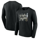 ファナティクス メンズ Tシャツ トップス Vegas Golden Knights Fanatics Branded 2023 Stanley Cup Champions Celebration Long Sleeve TShirt Black