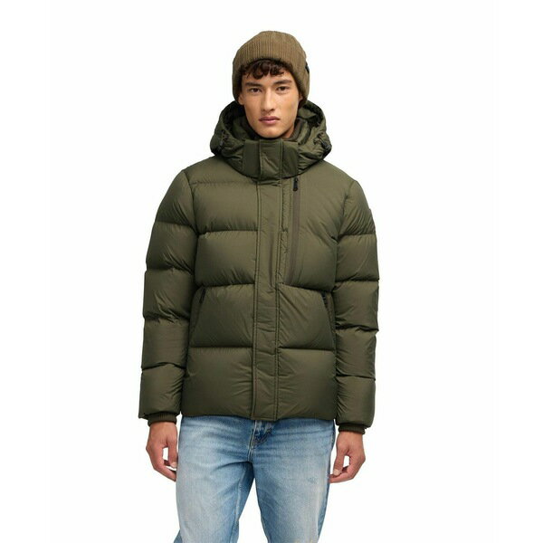 パジャール メンズ ジャケット＆ブルゾン アウター Mens Jericho Channel Quilted Puffer Jacket Military