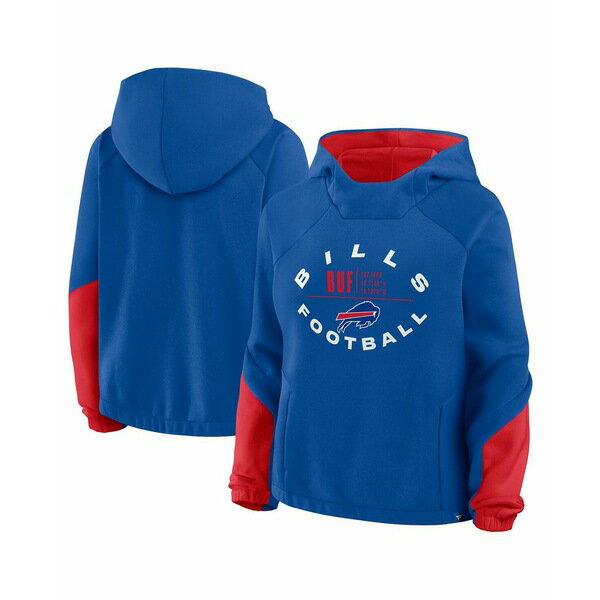 ファナティクス レディース パーカー・スウェットシャツ アウター Women's Royal Buffalo Bills Oversi..