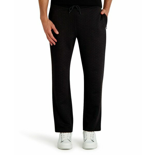 カールラガーフェルド メンズ カジュアルパンツ ボトムス Men's Quilted Semi Straight Pants Black