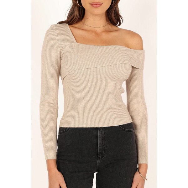ペタル アンド パップ レディース カットソー トップス Womens Aleena Knit Top Oatmeal