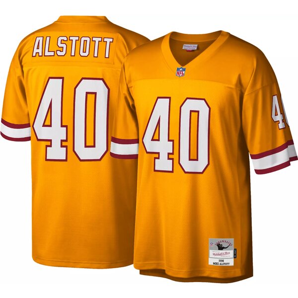 楽天astyミッチェル&ネス メンズ Tシャツ トップス Mitchell & Ness Men's Tampa Bay Buccaneers Mike Alstott #40 Gold 1996 Throwback Jersey -