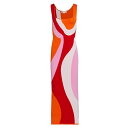 ロニーコボ レディース ワンピース トップス Sabra Knit Colorblocked Maxi Dress pink orange multi