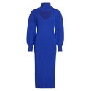 ファーム リオ レディース ワンピース トップス Heart Cut-Out Knit Midi-Dress bright blue