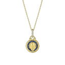 ジュディス リプカ レディース ネックレス・チョーカー・ペンダントトップ アクセサリー Little Luxuries 18K Yellow Gold, Sapphire, & Diamond Sundial Medallion Necklace -