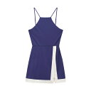 ステゥド レディース ワンピース トップス STAUD COURT Top Spin Minidress navy ivory