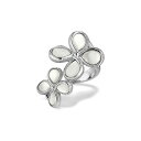 ジュディス リプカ レディース リング アクセサリー Jardin Sterling Silver & Mother-of-Pearl Double Flower Bypass Ring sterling silver