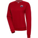 【送料無料】 アンティグア レディース パーカー・スウェットシャツ アウター USA Swimming Antigua Women's Victory Pullover Sweatshirt Red