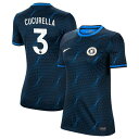 ナイキ レディース ユニフォーム トップス Chelsea Nike Women 039 s 2023/24 Away Stadium Replica Custom Jersey Navy