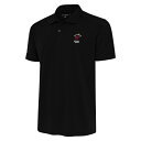 【送料無料】 アンティグア メンズ ポロシャツ トップス Miami Heat Antigua Apex Polo Black