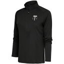 アンティグア レディース ジャケット＆ブルゾン アウター Portland Timbers Antigua Brushed Metallic Tribute HalfZip Top Black