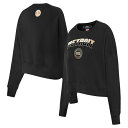 【送料無料】 プロスタンダード レディース パーカー・スウェットシャツ アウター Detroit Pistons Pro Standard Women's Glam Cropped Pullover Sweatshirt Black