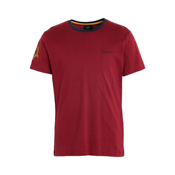 【送料無料】 ハケット メンズ Tシャツ トップス T-shirts Red
