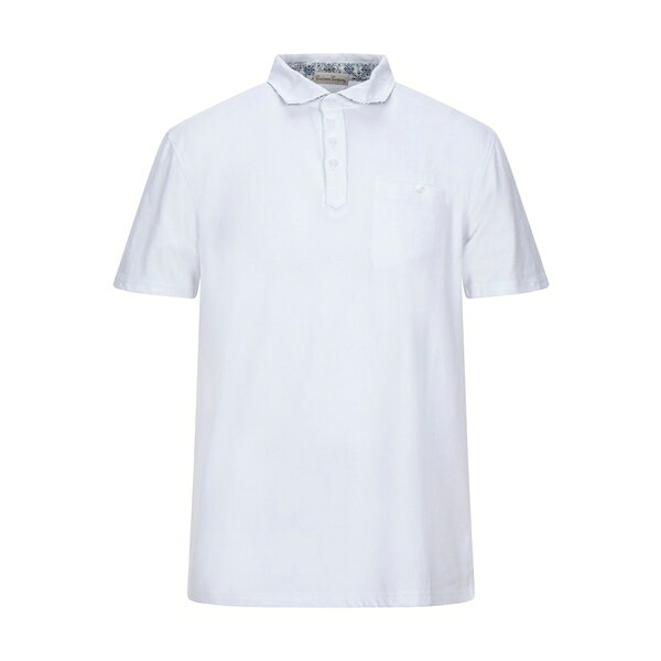 【送料無料】 カシミアカンパニー メンズ Tシャツ トップス Polo shirts White