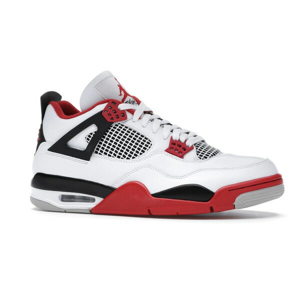 Jordan ジョーダン メンズ スニーカー 【Jordan 4 Retro Fire Red (2020)】 サイズ US_9(27.0cm) White/Black-Tech Grey-Fire Red