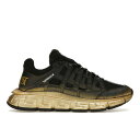 Versace ヴェルサーチ メンズ スニーカー 【Versace Trigreca Sneaker Black Gold】 サイズ EU_47(32.0cm)...