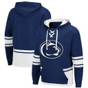 RVA Y p[J[EXEFbgVc AE^[ Penn State Nittany Lions Colosseum Lace Up 3.0 Pullover Hoodie Navy