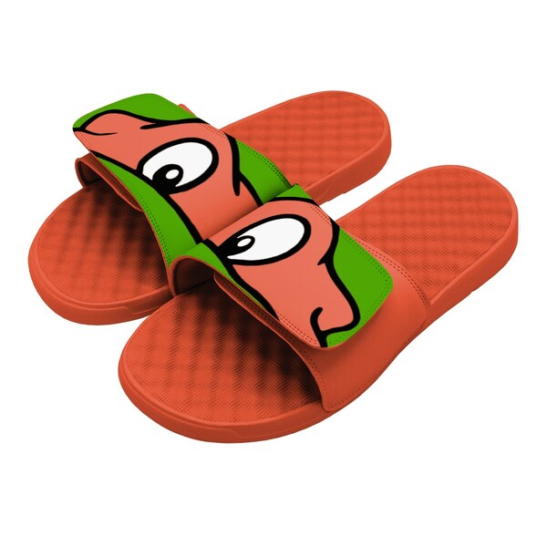 アイスライド メンズ サンダル シューズ Michelangelo Teenage Mutant Ninja Turtles ISlide Slide Sandals Orange