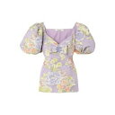 【送料無料】 ロダルタ レディース Tシャツ トップス Tops Purple