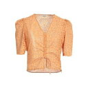 【送料無料】 サンドロ レディース Tシャツ トップス Tops Orange