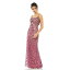 マックダガル レディース ワンピース トップス Women's Scoop Neck Gown Raspberry