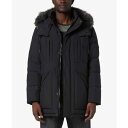 }[Nj[[N Y WPbgu] AE^[ Men's Tremont Down Parka with Faux Fur Trimmed Removable Hood Black