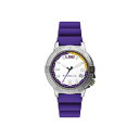 RrA Y rv ANZT[ Men's Peak Patrol LSU Silicone Strap Watch 45mm Purple