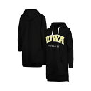 ゲームデイ レディース パーカー スウェットシャツ アウター Women 039 s Black Iowa Hawkeyes Take a Knee Raglan Hooded Sweatshirt Dress Black