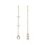 エティカ レディース ピアス＆イヤリング アクセサリー Mix It Up Crystal 18K Gold Plated Asymmetrical Earrings Gold