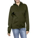 ギャラクシーバイハルビック レディース ニット セーター アウター Women 039 s Fleece-Lined Loose-Fit Full-Zip Sweater Hoodie Olive