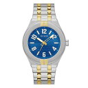 QX Y rv ANZT[ Men's Analog Two-Tone Stainless Steel Watch 44mm Two-Tone