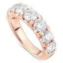 バッジェリーミシュカ レディース リング アクセサリー Certified Lab Grown Diamond Band (3 ct. t.w.) in 14k Gold Rose Gold