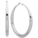 ANC fB[X sAXCO ANZT[ Tapered Medium Hoop Earrings Silver