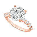 obWF[~VJ Y O ANZT[ Certified Lab Grown Diamond Engagement Ring (3-1/2 ct. t.w.) in 14k Gold Rose Gold