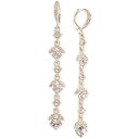 ジバンシー メンズ ピアス・イヤリング アクセサリー Crystal Linear Drop Earrings Gold